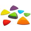 GONGE River Stones - Original Active Play Stepping Stones for Balance and Coordination, Non-Slip bottom for Indoor and Outdoor, 4 River stones and 1 bouncing Stone - 5pc Set - Vibrant view 2