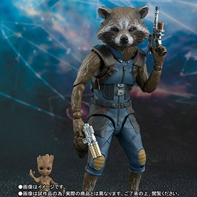 Bandai Tamashii Nations S.H. Figuarts Rocket & Baby Groot Guardians of Galaxy Remix