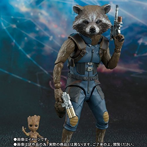 Bandai Tamashii Nations S.H. Figuarts Rocket & Baby Groot Guardians of Galaxy Remix