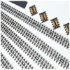 T Gauge Model Trains 1:450 Scale Grey Wider Sleeper Flexi-Track 5 Pack view 2