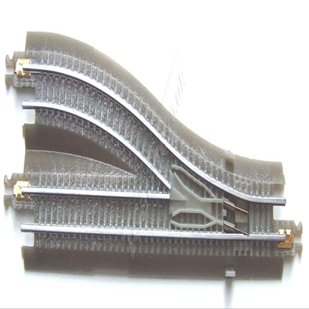 T-Gauge Model Trains 1:450 Scale Right Hand One Way Turnout 90mm