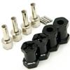 A Set of Aluminum Alloy 12mm Wheel Hub Hex Drive Adaptor + 20mm Offset for 1:10 Axial SCX10 /Wraith RC Crawler Car (Black, 20MM) view 2