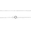 AJ's Collection Baby Footprint Personalized Sterling Silver Name Necklace, Customize with Name, Date or Special Wording, Engraved with Solid Baby Feet, Choice of 925 Chain, New Mom Gift view 4