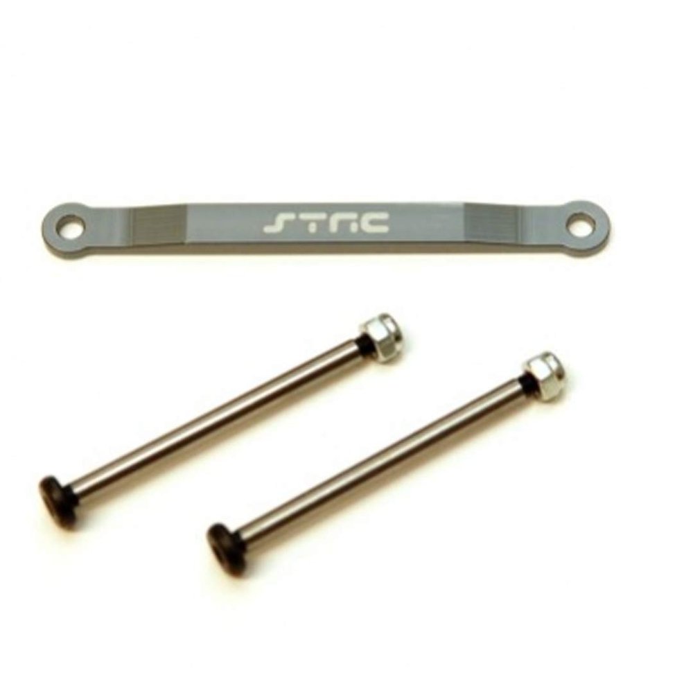 ST Racing Concepts STRC Aluminum Front Hinge-Pin Brace Kit with Lock Nut, Gun Metal, STRT2532XGM