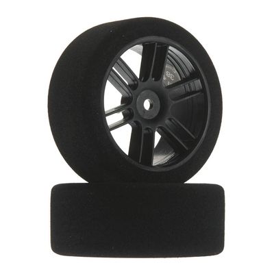 BSR Racing Tires Front 26mm Nitro Touring Foam Tire Blk Whl 382 BXRF2638B RC Tire