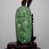 3.2"China Nature Hetian Nephrite Jade Hand Carved Tiger and Pine Tree Amulet Pendants view 1