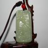 2.2" China Certified Nature Hetian Nephrite Jade Wealth Fish Pendants view 1