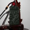 2"China Certified Nature Hetian Nephrite Jade Lucky Dragon Pendants view 2