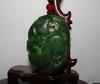 2.4"China Certified Nature Hetian Nephrite Jade Fortune Pixiu and Ruyi Pendants view 3