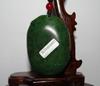 2.4"China Certified Nature Hetian Nephrite Jade Fortune Pixiu and Ruyi Pendants view 4