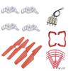 sea jump 4+4+4+4+2pcsSyma X5C X5 Explorers 6AXIS 4CH UFO RC Quadcopter Helicopter Spare Parts Full Set Replacements Accessories FSWB view 1