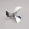 CNC 1/4'' 6.35mm Aluminum Propeller 70mm Positive 3-bladed 7016 Prop P1.6 RC Boat #1698 view 1