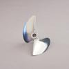 CNC 1/4'' 6.35mm Aluminum Propeller 70mm Positive 2-bladed 7016 Prop P1.6 RC Boat #1701 view 1