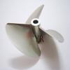 CNC 1/4'' 6.35mm Aluminum Propeller 70mm Positive 3-bladed 1470 Prop P1.4 RC Boat #1700 view 1