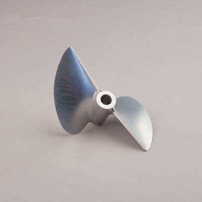 CNC 1/4'' 6.35mm Aluminum Propeller 75mm Positive 2-bladed 275 Prop P1.2 RC Boat #1702