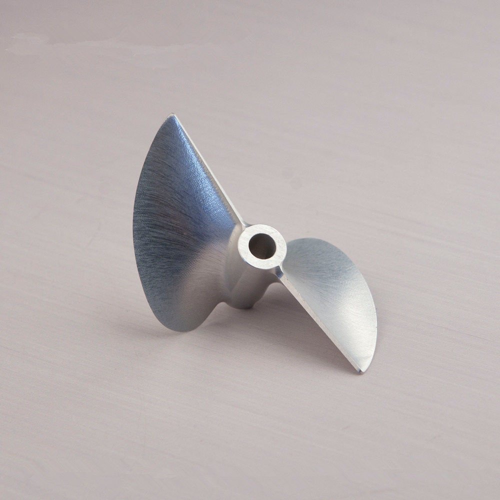 CNC 1/4'' 6.35mm Aluminum Propeller 75mm Positive 2-bladed 275 Prop P1.2 RC Boat #1702