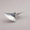 CNC 1/4'' 6.35mm Aluminum Propeller 75mm Positive 2-bladed 275 Prop P1.2 RC Boat #1702 view 3