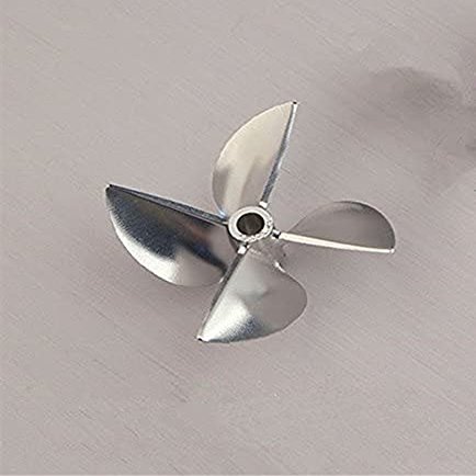CNC 1/4 6.35 Aluminum Propeller D67mm 4-bladed 6717 Prop Counterclockwise P1.7 for RC Boat #1703