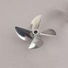 CNC 1/4 6.35 Aluminum Propeller D67mm 4-bladed 6717 Prop Counterclockwise P1.7 for RC Boat #1703 view 1