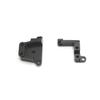 ST Racing Concepts STA31387BK CNC Machined Aluminum Servo Mount Brackets for SCX10 II, Black view 1