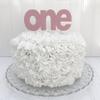One Birthday Cake Topper, 1st Birthday, Perfectly Pink, Smash Cake Photo Prop by Piece of Cake Parties view 1