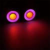 QUE-T 17mm 2 LEDs Angel Eyes & Demon Eyes LED Headlight/Back Light for 1:10 RC Model Crawler Cars, (Purple + Yellow, 17MM) view 3