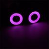 QUE-T 17mm 2 LEDs Angel Eyes & Demon Eyes LED Headlight/Back Light for 1:10 RC Model Crawler Cars, (Purple + Yellow, 17MM) view 4