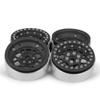 4Pcs Aluminum 2.2" Beadlock Wheels Rims for 1/10 RC AXIAL Wraith TRX-4 (Black) view 3