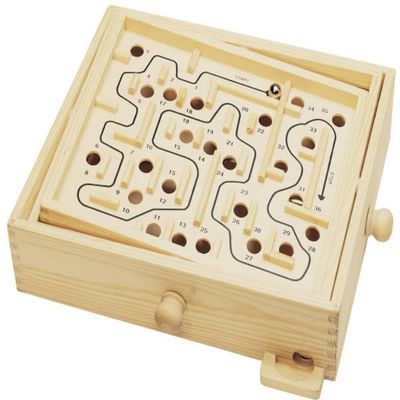 Natural Games Wooden Maze 30 x 25.5 cm