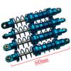 4 Pcs Aluminum Suspension Shock Absorbers Set for 1/10 RC D90 SCX10 Crawler Car Blue (80MM) view 1