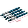 4 Pcs Aluminum Suspension Shock Absorbers Set for 1/10 RC D90 SCX10 Crawler Car Blue (110MM) view 1
