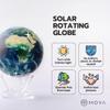MOVA Globe Earth with Clouds  8.5 Self-Rotating Globe Powered by Light | Silent Motion, No Batteries or Wires | Unique Desk Decor or Gift for Space Lovers view 3