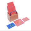 Adena Montessori Lower Case Sandpaper Letters - Cursive -Without Box Cursive Wooden Letters for Kids Language Learning view 1