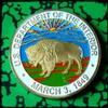 Department of the Interior DOI Colorized Challenge Art Coin view 1
