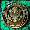 Department of the Interior DOI Colorized Challenge Art Coin view 2