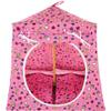 Toy Play Doll Tent, 2 Sleeping Bags, Pink, Heart and Flower Print Fabric for Dolls, Stuffed Animals view 1