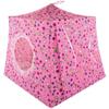 Toy Play Doll Tent, 2 Sleeping Bags, Pink, Heart and Flower Print Fabric for Dolls, Stuffed Animals view 4
