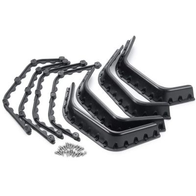 1 Set of 1/10 Scale Fender Flares with Screws for 1/10 RC Axial SCX10 D90 D110 Crawler Car