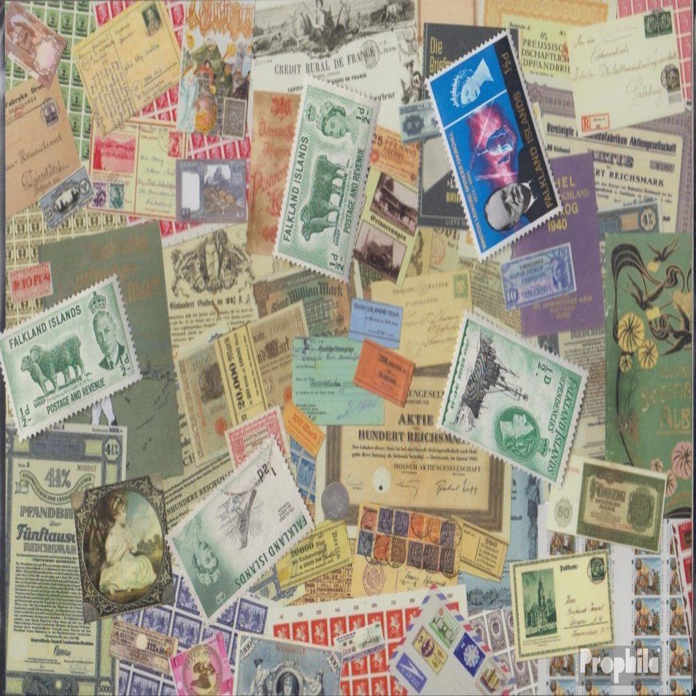 Falkland Islands 100 Various Stamps (Stamps for Collectors)