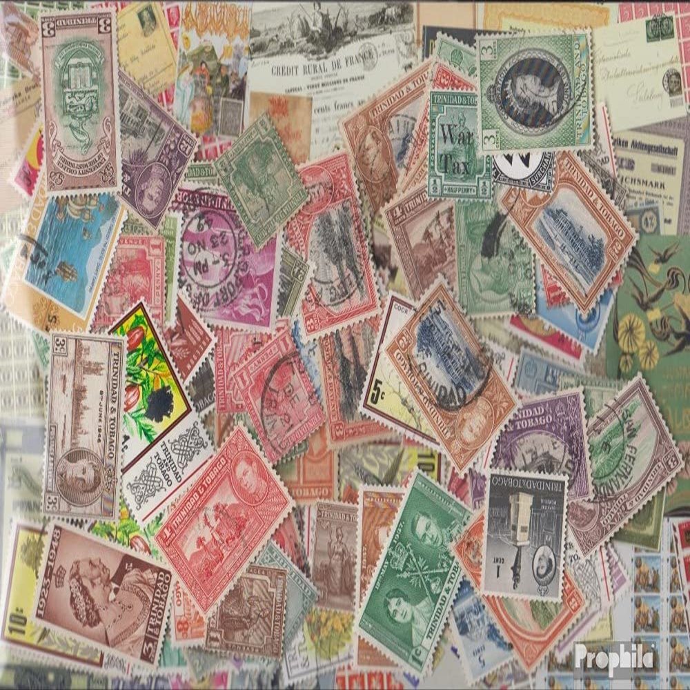 Trinidad and Tobago 300 Various Stamps (Stamps for Collectors)