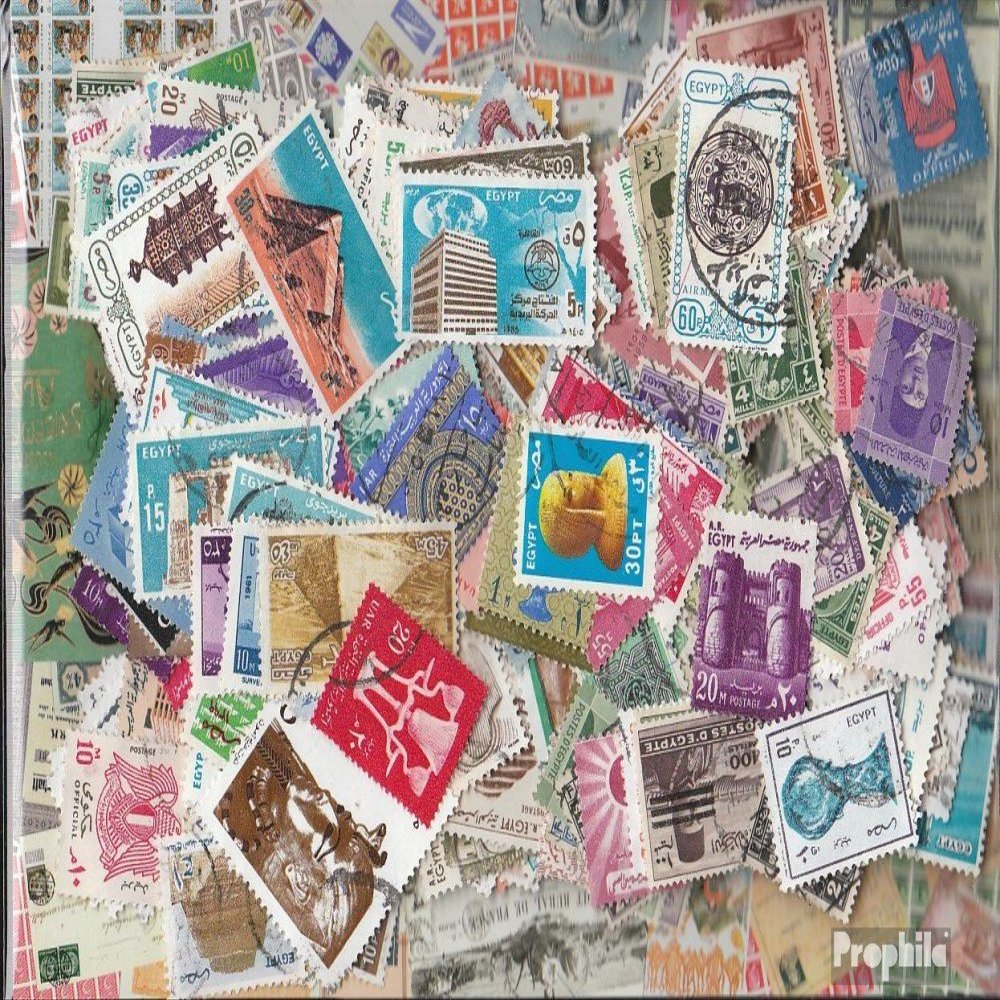Egypt 500 Various Stamps Egypt and uar (Stamps for Collectors)