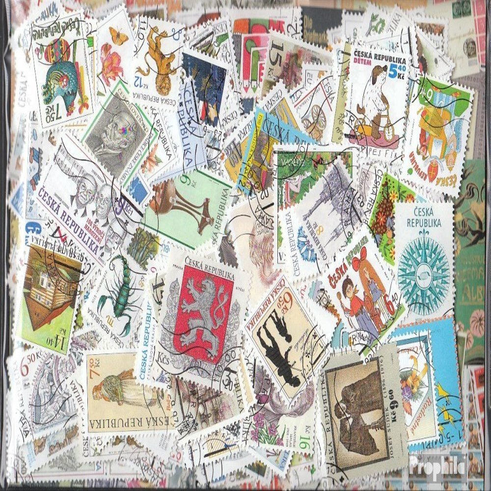 Czech Republic 500 Various Stamps (Stamps for Collectors)