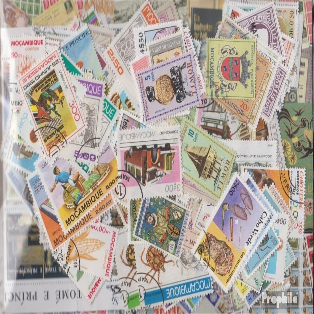 Portugal 500 Various Stamps Portuguese Colonies with Independent States (Stamps for Collectors)