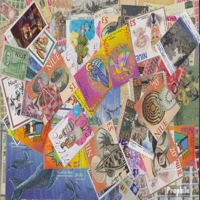 Niue 100 Various Stamps (Stamps for Collectors)