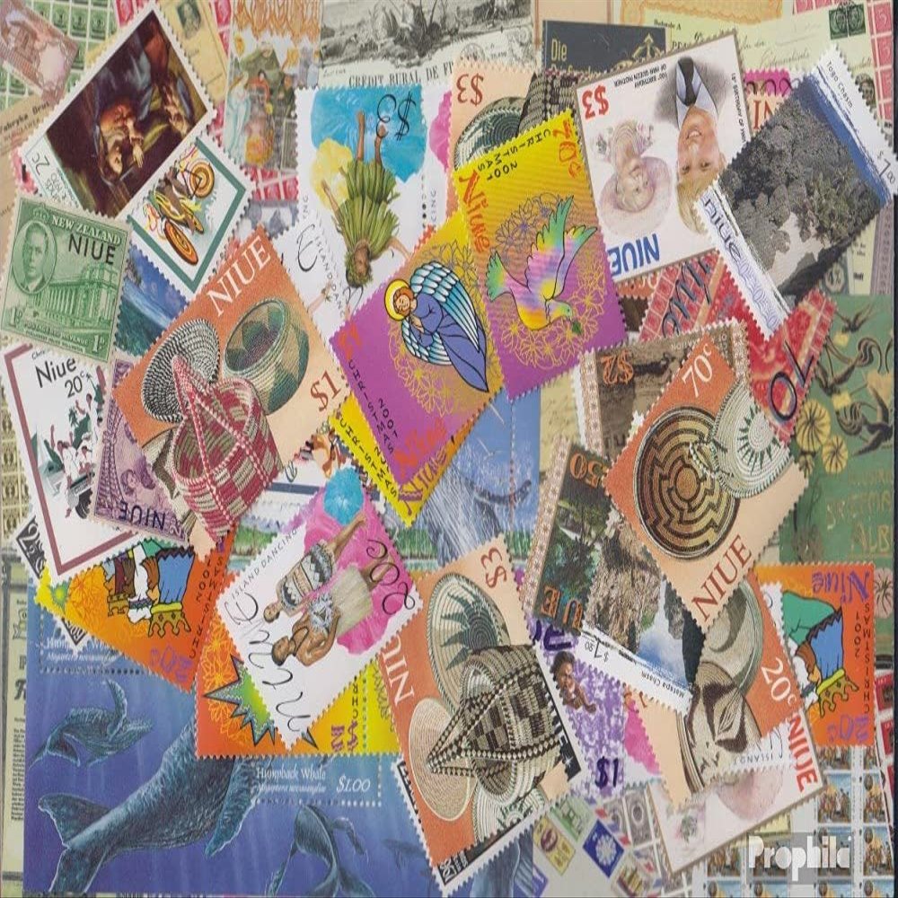Niue 100 Various Stamps (Stamps for Collectors)