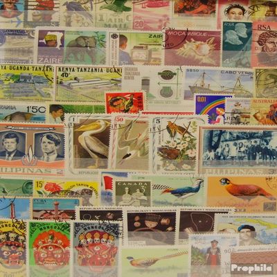 All World 3.000 Various Stamps Overseas (Stamps for Collectors)