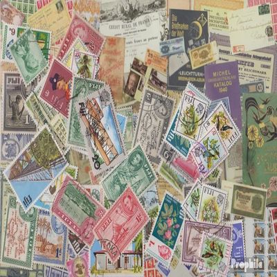 Fiji-Islands 200 Various Stamps (Stamps for Collectors)