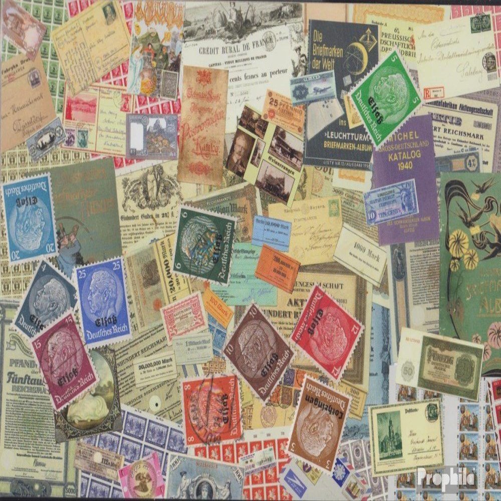 Alsace (German.cast.2.World.) 10 Various Stamps (Stamps for Collectors)
