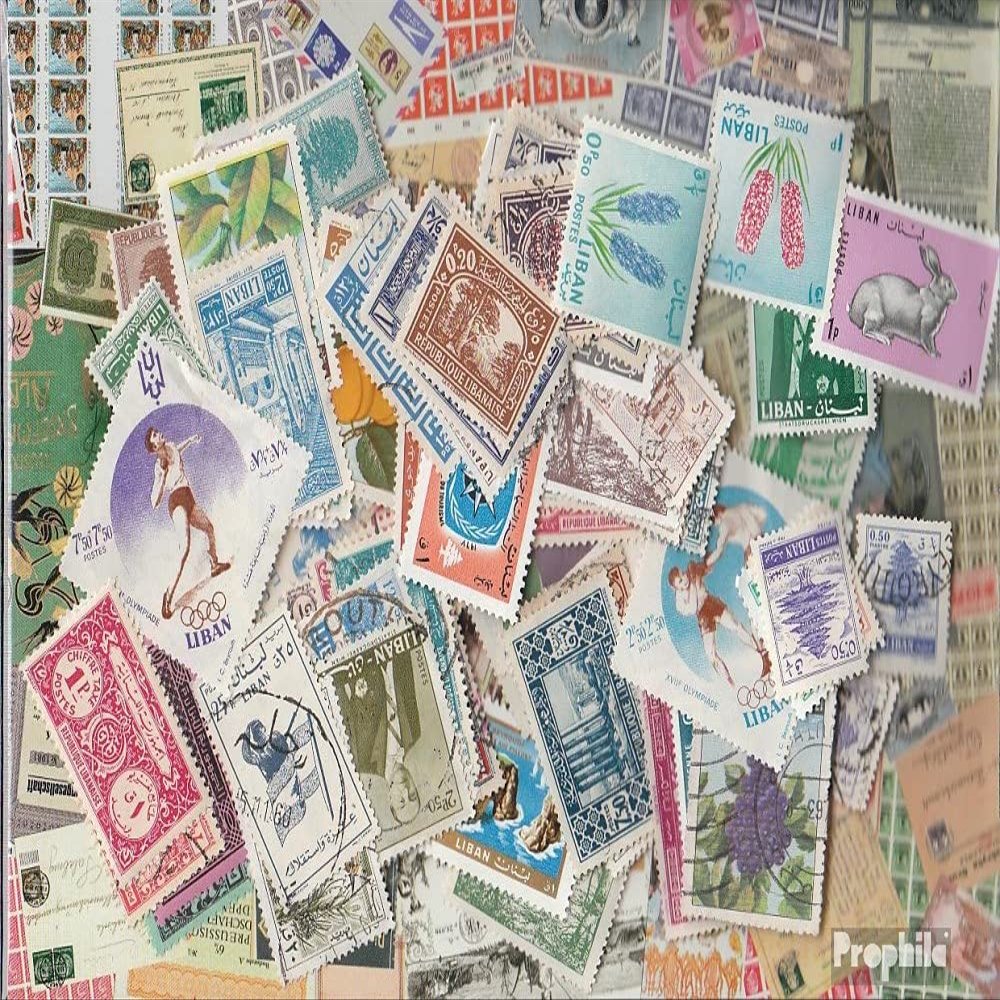 Lebanon 300 Various Stamps (Stamps for Collectors)