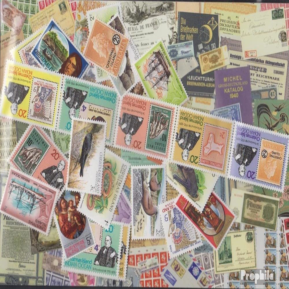 Christmas-Island 100 Various Stamps (Stamps for Collectors)